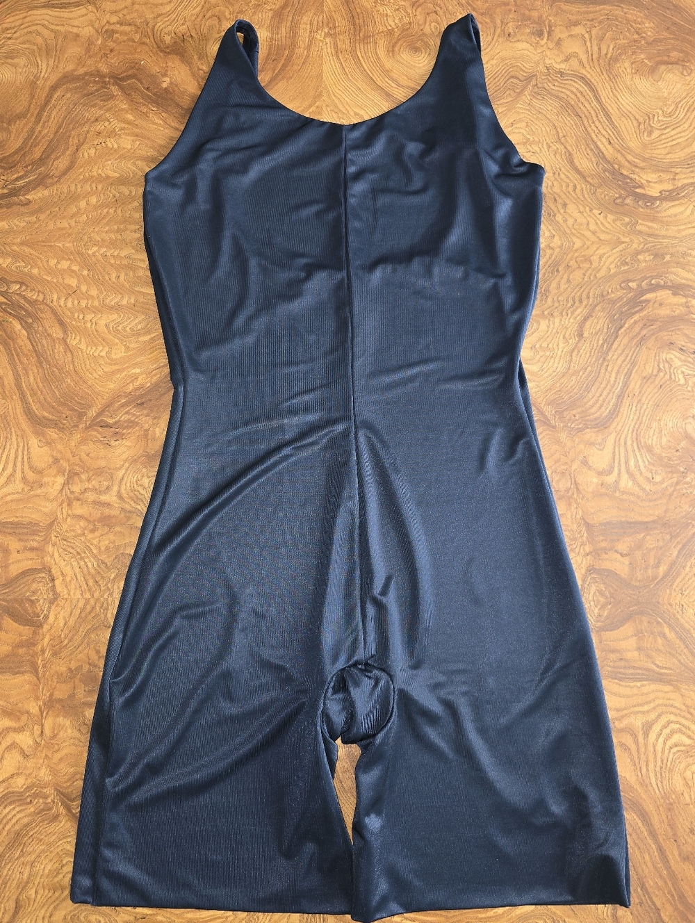 Spanx Spanxshape Invisible Open Bust Mid-Thigh Bodysuit Black Size 1X - Picture 2 of 5
